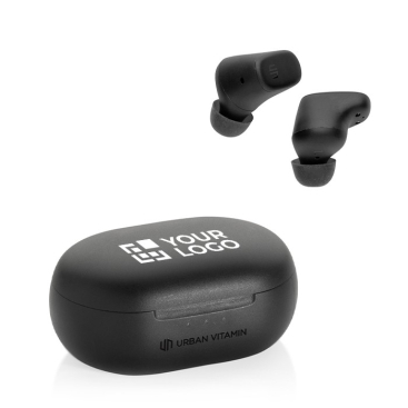 Noise cancelling in-ear oordopjes met logo