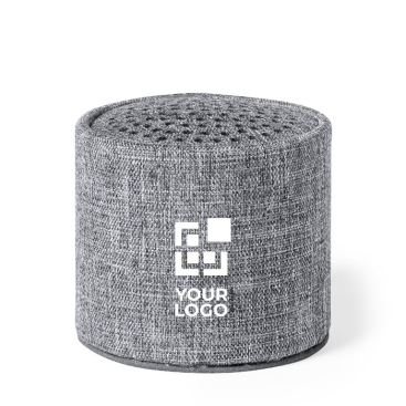 Ecologische speaker met logo weergave met jouw bedrukking