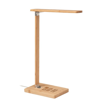 Tafellamp met oplader logo bedrukken