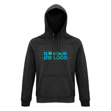 Eco sweaters bedrukken met capuchon 280 g/m2 weergave met jouw bedrukking