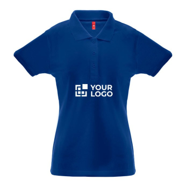 Katoenen en polyester poloshirt 200 g/m2 weergave met jouw bedrukking
