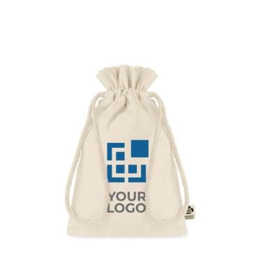 Cadeau tasjes met logo van biologisch katoen