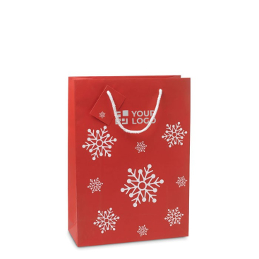 Groot formaat promotietassen met kerstmotief