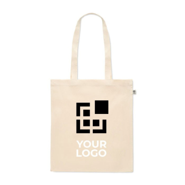 Biologisch katoenen tas bedrukt met logo