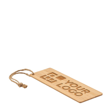 Bamboe bladwijzer als merchandising