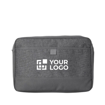 Canvas laptopsleeve bedrukken kleur donkergrijs eerste weergave