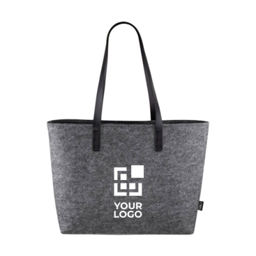 Vilten shopper bedrukken top