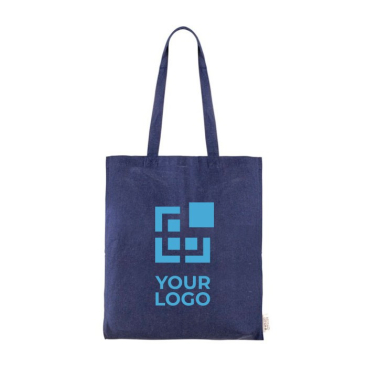 Tas van gerecycled katoen 140 gr/m2 weergave met jouw bedrukking