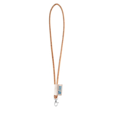 Lanyard van kurk met leveringtijd van 5 tot 7 dagen