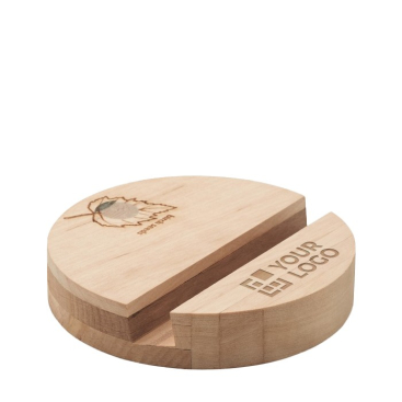 Houten verrijdbare standaard met zaden