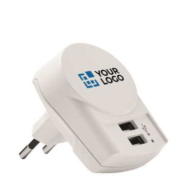 Skross Europese oplaadstekker met 2 poorten USB CHARGER