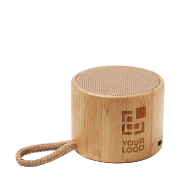 Draadloze speaker van bamboe