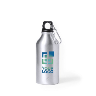 Klein flesje van gerecycled aluminium