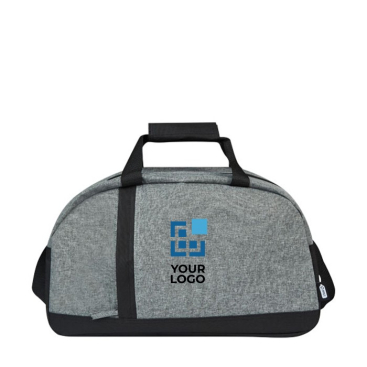 Sporttas van gerecycled polyester weergave met jouw bedrukking