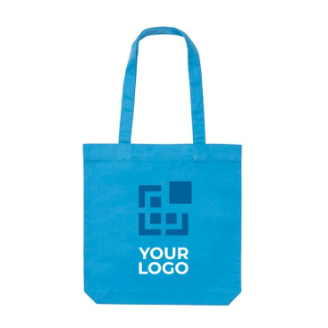 Tassen met logo van gerecycled canvas, 285 g/m2 weergave met jouw bedrukking