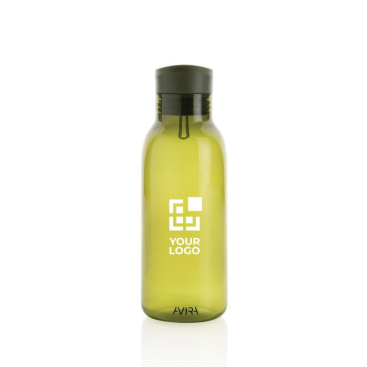 Herbruikbare waterfles van 100% RPET met draaglus