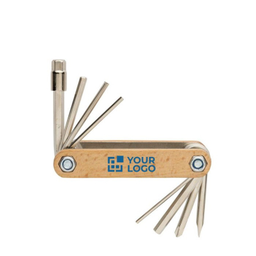 Houten reclame gereedschap met 8 functies
