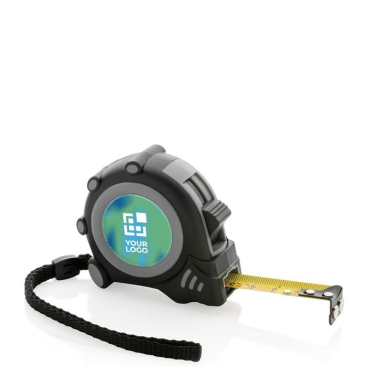 Bedrukte rolmaat van 3 meter met rubberen grip