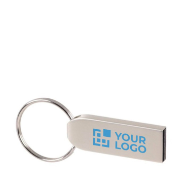 USB met metalen sleutelhanger  