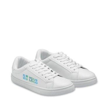 Sneakers van synthetisch leer met rubberen zolen maat 40