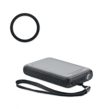 5W magnetische draadloze oplader met 5000 mAh zonnepaneel