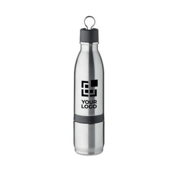 Roestvrijstalen thermosfles met glas en flip-top deksel 500ml
