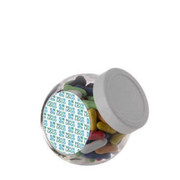 Klein potje gevuld met drop assortiment 200ml kleur wit hoofdweergave