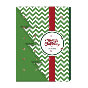 Adventskalender met kerstbonbons