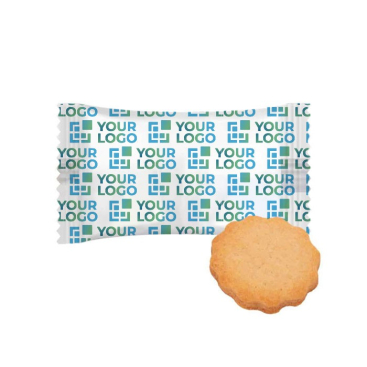 Boterkoekje in individuele recyclebare envelop