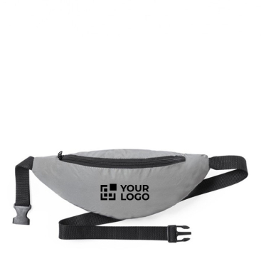 Waterafstotende polyester heuptas met verstelbare riem