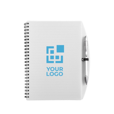 Hardcover notitieboekje en bijpassende pen A5 formaat