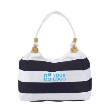 Sailor polyester strandtas met binnenzak