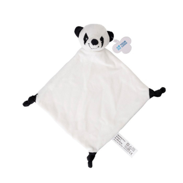 Zachte baby-doudou met dierenthema om te borduren