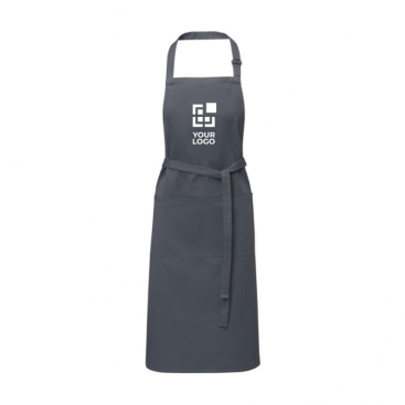 Schort van katoen en polyester met verstelbare band 240 g/m²