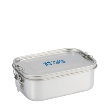Lunchbox van gerecycled staal met sluitgespen 750ml