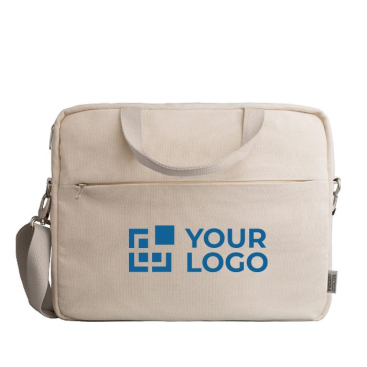 Laptoptas met korte hengsels en afneembare riem 16