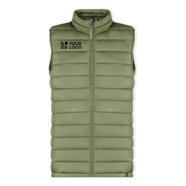 Water- en winddichte polyester bodywarmer RPET MKT Rostol