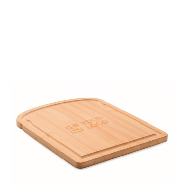 Snijplank van bamboe in de vorm van een brood