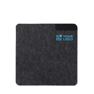 Muismat bedrukken van gerecycled vilt met antislip functie
