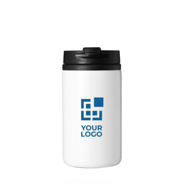 Thermosbeker van gerecycled rvs met draaibare deksel 250 ml
