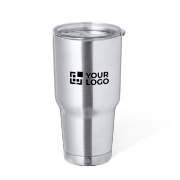 Dubbelwandige RVS beker met 800 ml dispenser