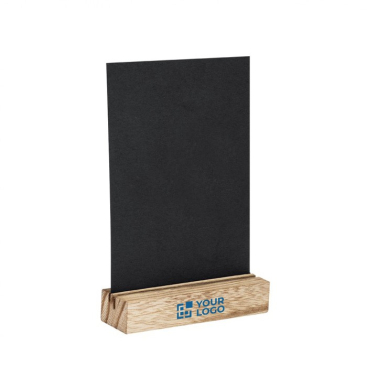 Dubbelzijdige whiteboardhouder met houten voet