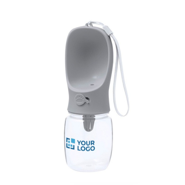 Huisdierfles met dispenser en praktische band 350ml