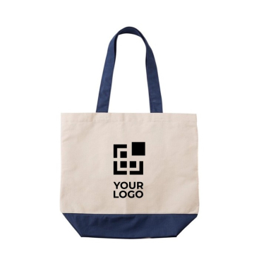 Katoenen tas met bijpassende kleur en binnenzak 280 g/m2