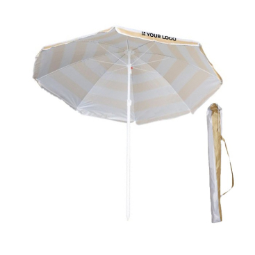 Strandparasol van nylon in twee kleuren Ø180