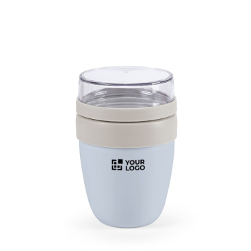 Thermische lunchbox met twee compartimenten en lekvrije deksel 530ml