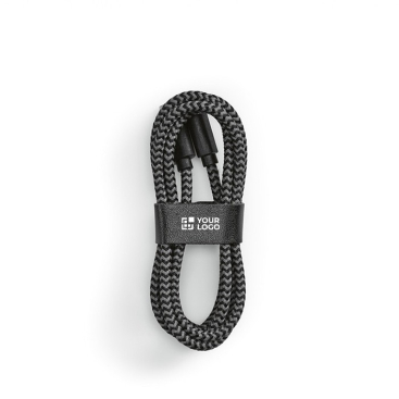 Kabel van RPET van 1 meter met twee type USB-C connectoren