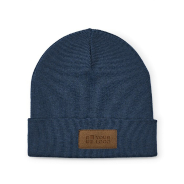 Muts van wol en RPET met aanpasbare patch en originele omslag