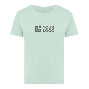Dames T-shirt van gerecycled katoen, slim fit, 160 g/m2 Iqoniq