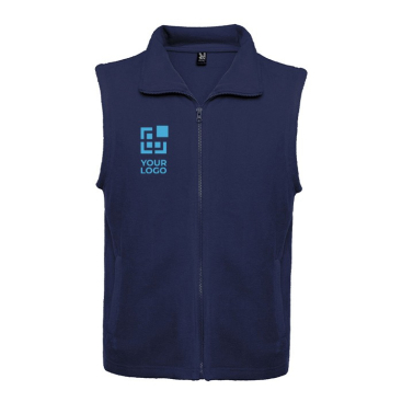 Unisex fleece vest van 100% polyester met hoge kraag 300 g/m2 Roly
